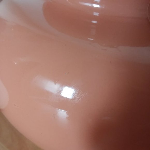 Vintage Coral Ceramic Lamp - Picture 4 of 9